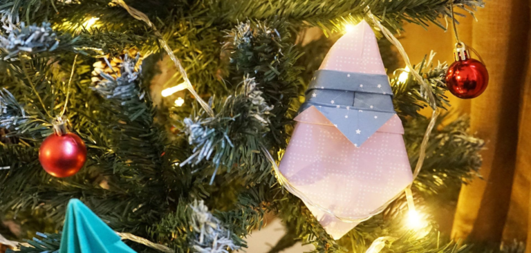 4 decoracions de Nadal amb papiroflèxia