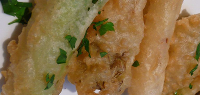Recepta: Tempura de calçots