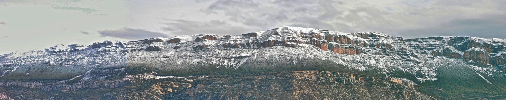 Sierra del Montsec nevada
