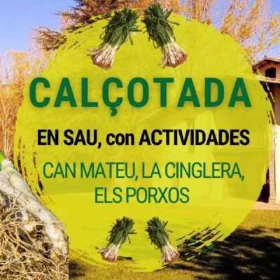 ¡Calçotada en familia en Sau!