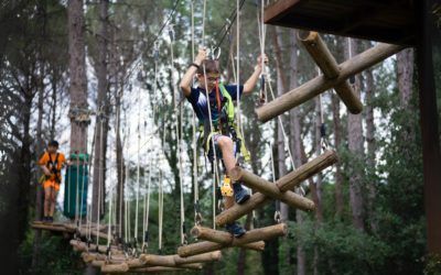 Què és un parc d’aventura als arbres per a infants?