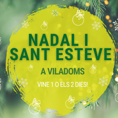 Passa Nadal i Sant Esteve a Viladoms!