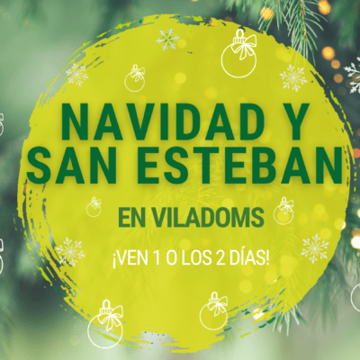 ¡Pasa Navidad y San Esteban en Viladoms!