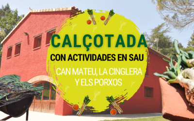 ¡Calçotada en familia en Sau!