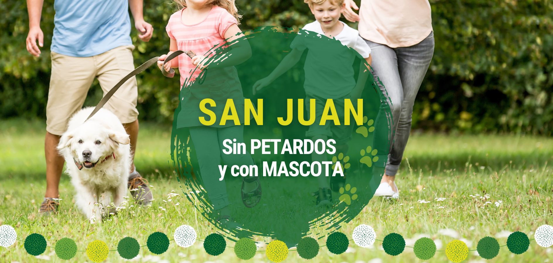 ¡San Juan con tu perro y sin petardos en Can Massaguer!