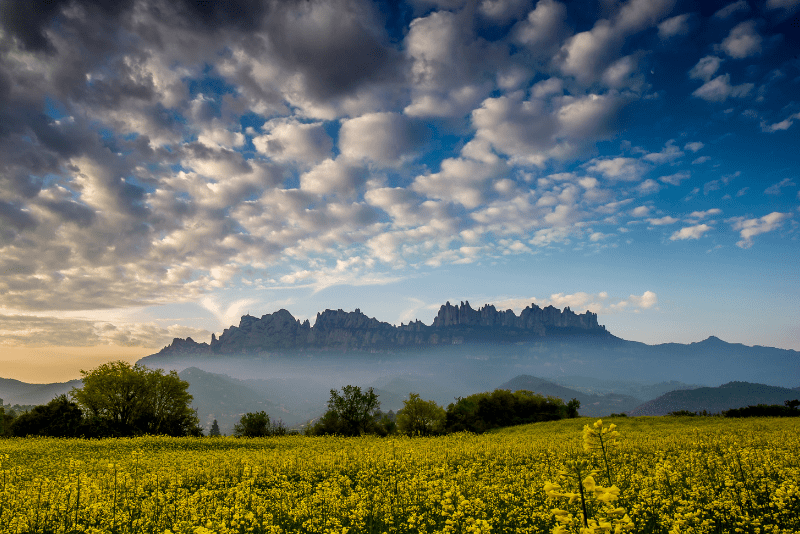 Panoràmica muntanya de Montserrat