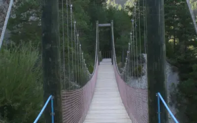 La Via del Nicolau i el pont penjant de 35 metres